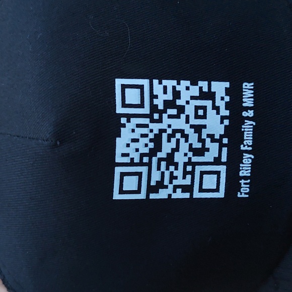 Fort Riley Family & MWR Rick Roll QR Code Tucker Mesh Snapback Hat Cap - Picture 3 of 9
